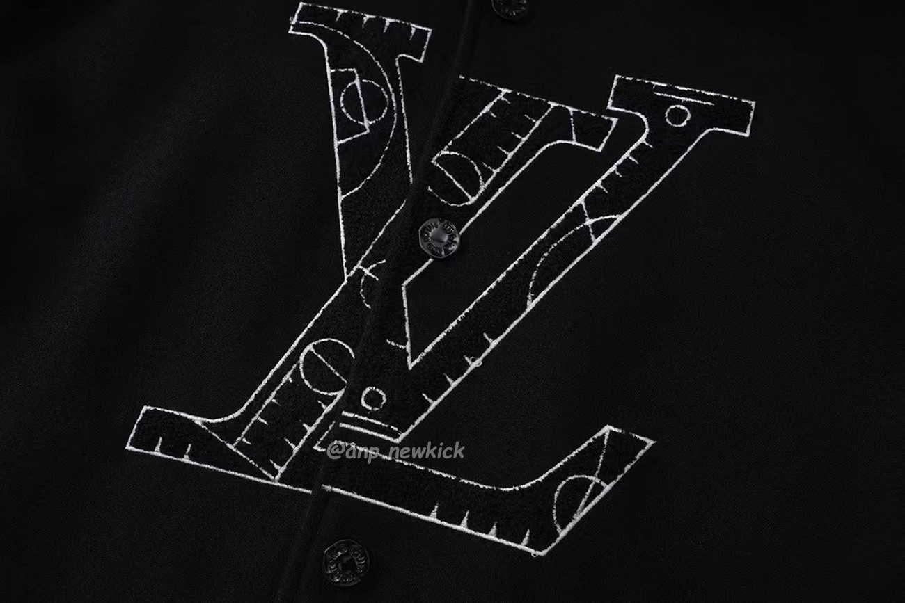 Louis Vuitton X Nba Leather Basketball Jacket Black (4) - newkick.cc